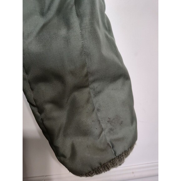 Vintage Refrigiwear Green Insulated Military Style Coat With Detachable Hood - Picture 10 of 11